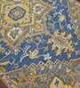 Blue Persian Wool 5 ft x 8 ft Hand Tufted Carpet