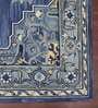 Blue Persian Wool 8 ft x 10 ft Hand Tufted Carpet
