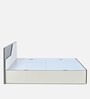Asta Max Queen Size Bed in White Finish with Box Storage