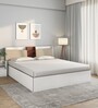 Asta Max Queen Size Bed in White Finish with Box Storage