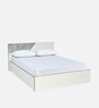 Asta Max Queen Size Bed in White Finish with Box Storage
