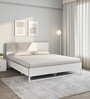 Asta Meta King Size Bed in White Finish