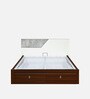 Asta Premier King Size Bed in Walnut Finish with Hydraulic Storage Asta Premier King Size Bed in Walnut Finish with Hydraulic Storage