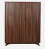 Aster 16- Pairs 2 Door Shoe Cabinet Walnut Finish With Drawer
