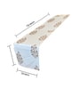 Aster Beige Cotton (72 x13) Inch Table Runner