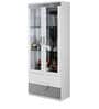 Aster Crockery Cabinet in White Finish