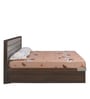 Aster King Size Bed with Storage in Brown Finish