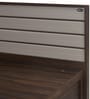 Aster Queen Size Bed with Storage in Brown Colour