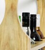 Aster Table Top Wine Rack Rack with Handle in Natural Finish