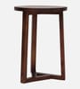 Astera Solid Wood End Table in Walnut Finish