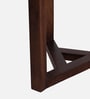 Astera Solid Wood End Table in Walnut Finish