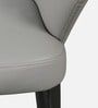 Asteria Modern Leatherette Dining Chairs (Set of 2) In Grey Colour