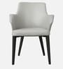 Asteria Modern Leatherette Dining Chairs (Set of 2) In Grey Colour