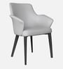 Asteria Modern Leatherette Dining Chairs (Set of 2) In Grey Colour