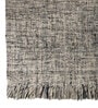 Soft Abstract Braided Rug 5X7'6 ft| Deep Navy & Tan Carpet Dhurrie