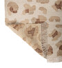 Soft Animal Print Rug 5X8 ft| Tan & White Carpet Dhurrie