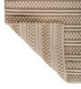 Soft Aztec Rug 3X5'6 ft| Tan & White Carpet Dhurrie