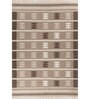 Soft Aztec Rug 6X9 ft| Beige & Leather Brown Carpet Dhurrie