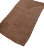 Soft Braided Rug 3X5 ft| Natural Brown Carpet Dhurrie