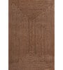 Soft Braided Rug 3X5 ft| Natural Brown Carpet Dhurrie