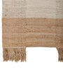Soft Braided Rug 3X5 ft| Tan & White Carpet Dhurrie