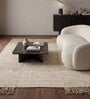 Soft Braided Rug 3X5 ft| Tan & White Carpet Dhurrie