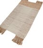 Soft Braided Rug 3X5 ft| Tan & White Carpet Dhurrie