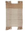 Soft Braided Rug 3X5 ft| Tan & White Carpet Dhurrie