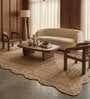Soft Braided Rug 4X6 ft| Natural Brown Carpet Dhurrie