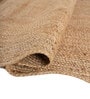 Soft Braided Rug 4X6 ft| Natural Brown Carpet Dhurrie