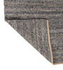 Soft Braided Rug 5X8'6 ft| Natural & Wisteria Carpet Dhurrie