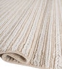 Soft Braided Rug 5X8 ft| Natural & White Carpet Dhurrie