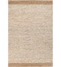 Soft Braided Rug 5X8 ft| Tan & White Carpet Dhurrie