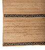 Soft Braided Rug 6X9 ft| Tan & Ebony Carpet Dhurrie