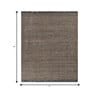 Soft Braided Rug 8X10 ft| Tan & Ebony Carpet Dhurrie