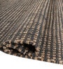 Soft Braided Rug 8X10 ft| Tan & Ebony Carpet Dhurrie