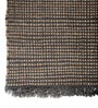 Soft Braided Rug 8X10 ft| Tan & Ebony Carpet Dhurrie