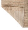 Soft Geometric Block Rug 5X8 ft| Tan & White Carpet Dhurrie