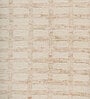 Soft Geometric Braided Rug 5X8'6 ft| Tan & White Carpet Dhurrie