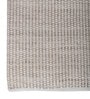 Soft Geometric Braided Rug 5X8 ft| Beige & White Carpet Dhurrie