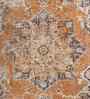 Soft Geometric Motif Rug 5X7'6 ft| Orange & Bright Yellow Carpet Dhurrie