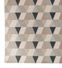 Soft Geometric Rug 4'6X7 ft| Medium Blue & White Carpet Dhurrie