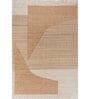 Soft Geometric Rug 5X8 ft| Tan & Natural Brown Carpet Dhurrie