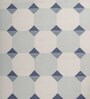 Soft Ogee Rug 5X8 ft| Dark Night Blue & White Carpet Dhurrie