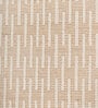 Soft Trellis Rug 5X8 ft| Tan & White Carpet Dhurrie