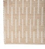 Soft Trellis Rug 5X8 ft| Tan & White Carpet Dhurrie