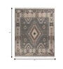 Soft Tribal Geometric Rug 8X10 ft| White & Beige Carpet Dhurrie
