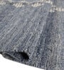 Soft Tribal Rug 4X6 ft| Dark Night Blue & White Carpet Dhurrie