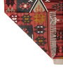 Soft Tribal Rug 5X7'6 ft| Ribbon Red & Treetop Carpet Dhurrie