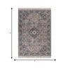 Soft Tribal Rug 5X8 ft| Coral Essence & Siam Blue Carpet Dhurrie